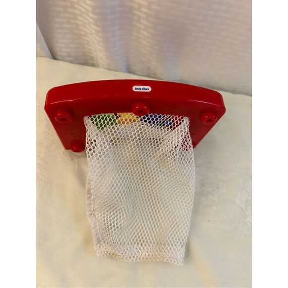 Little tikes bath toy ball net holder red 7x4" - Picture 3 of 7